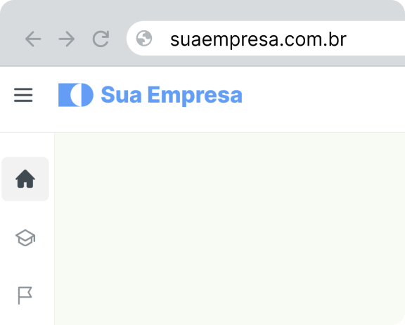 Demonstração de domínio web personalizado